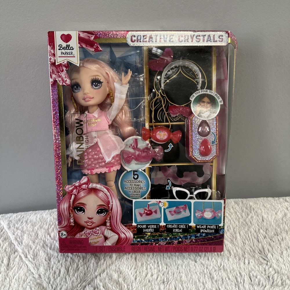 Rainbow High Creative Crystals BELLA Fashion Doll & Accessory Crystals Kit. NEW!